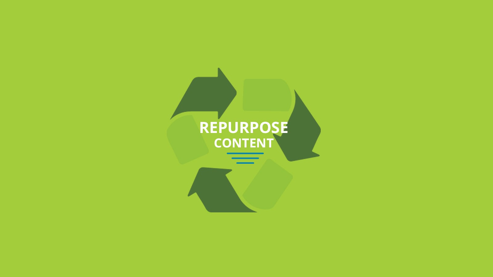 Repurpose your content to new articles, blog, graphics, or Infographics