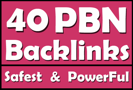 40 Pbn Backlinks with dripfeed 10 days seo