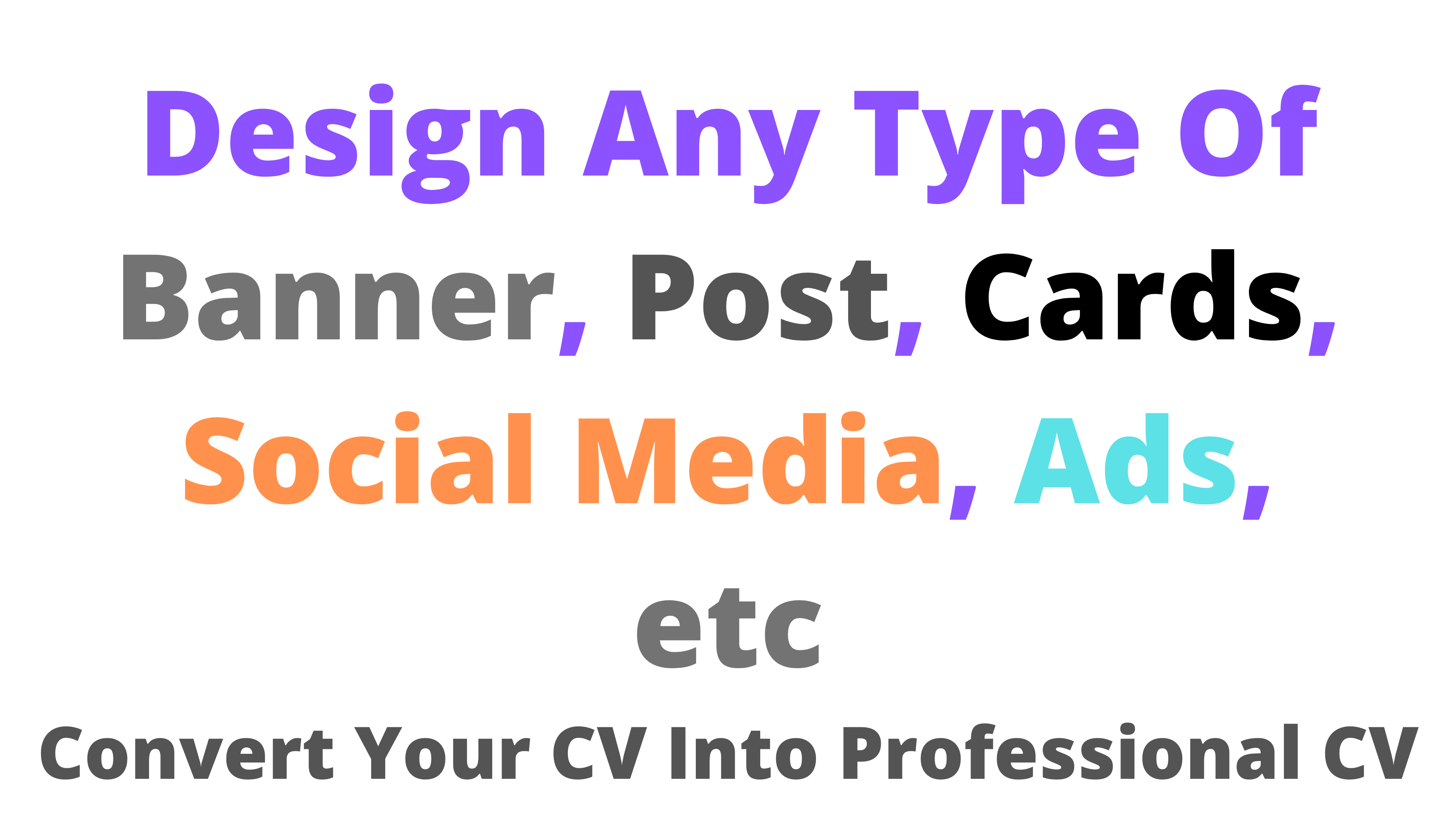 Design Any Type Of Banner Post Ads Cards Cv Etc For 3 Seoclerks
