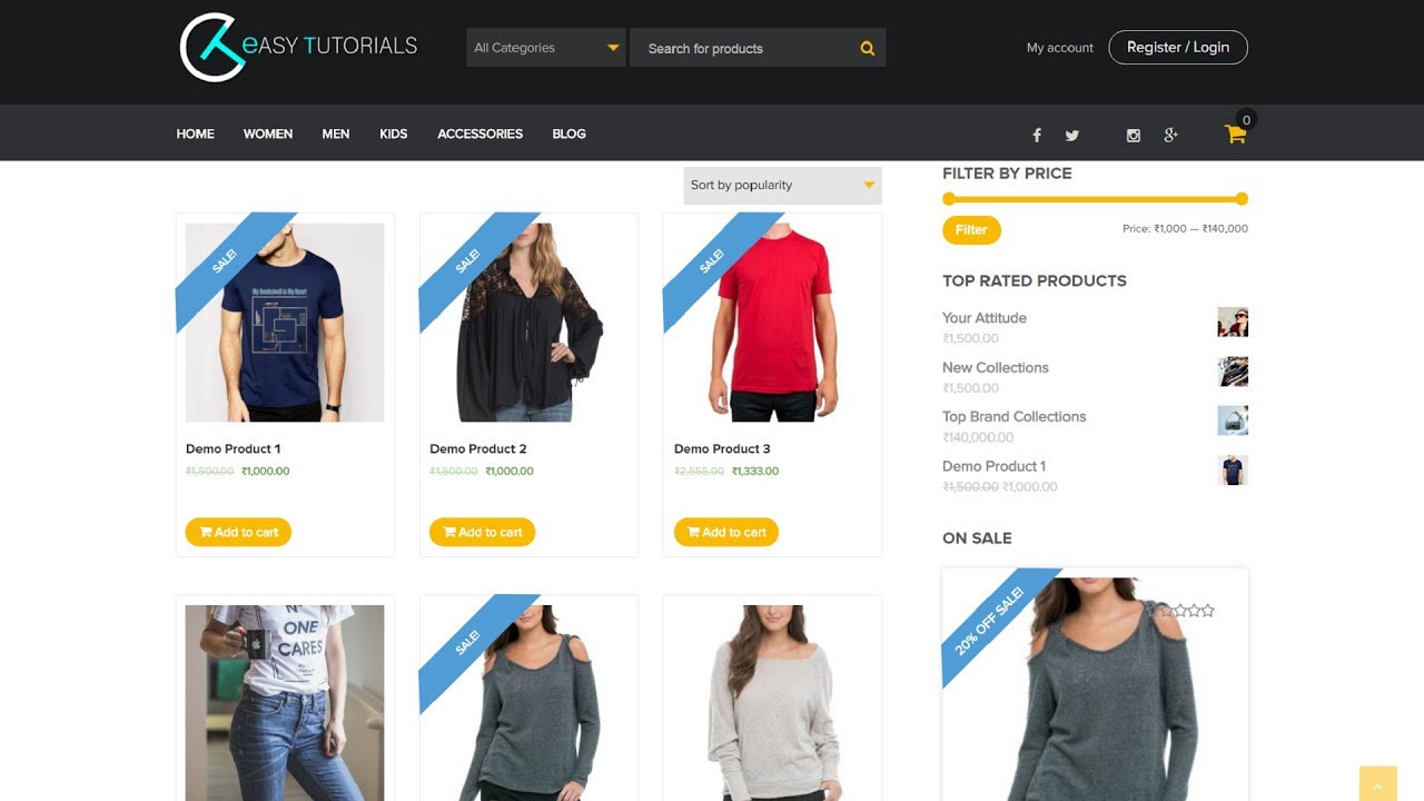 Web Based Store I will build wordpress responsive ecommerce website online store for ...
