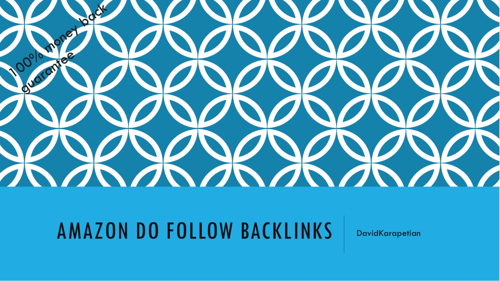 Amazon Backlinks we make them, you take them