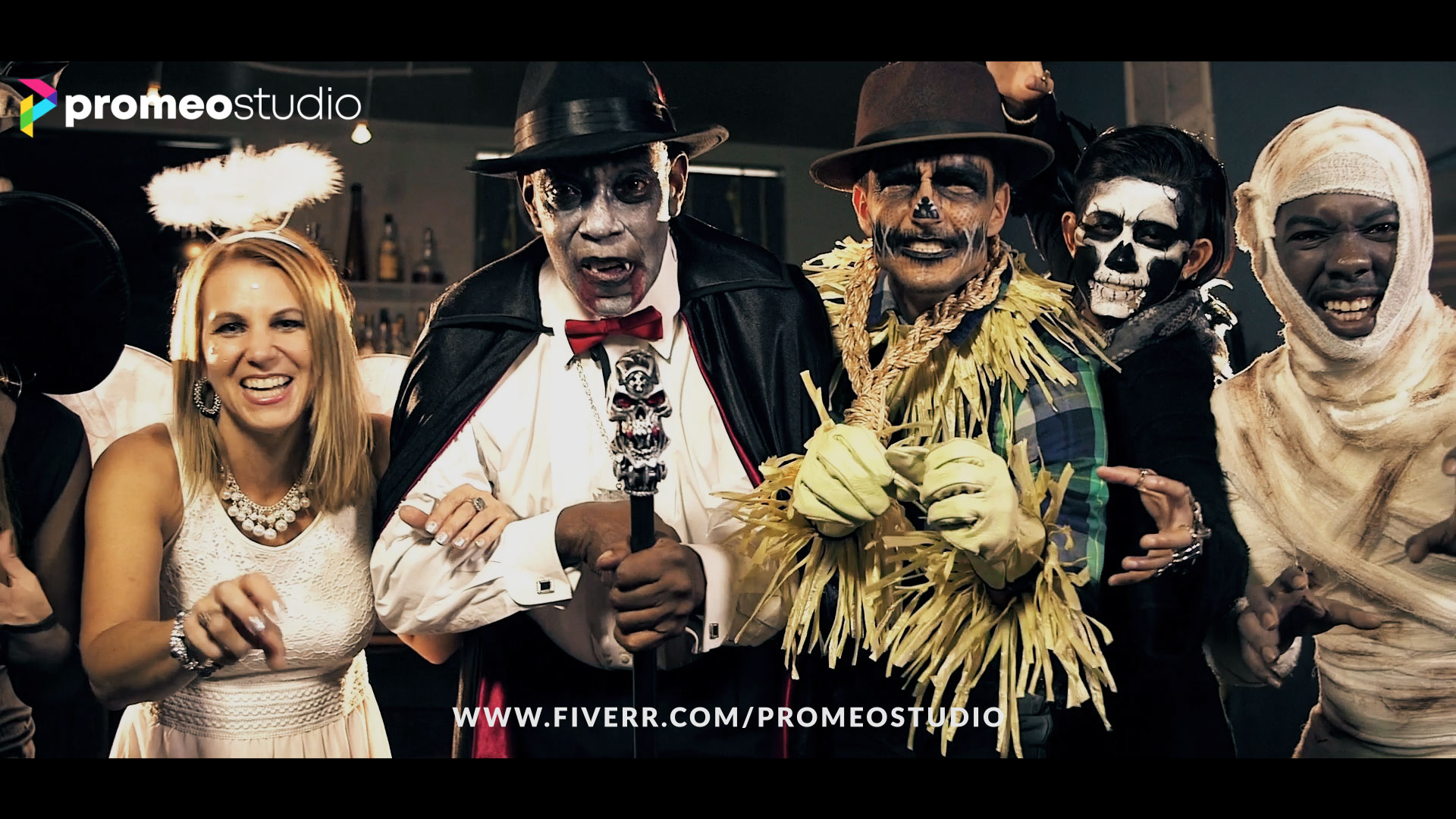 I will make a halloween cinematic video commercial