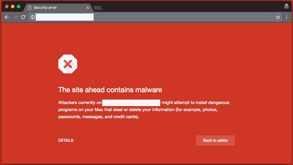 Google Blacklist. The site ahead contains Malware. Ошибка безопасности при применении отказано