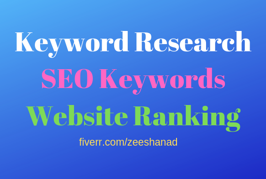 Do SEO Keyword Research For Website Ranking
