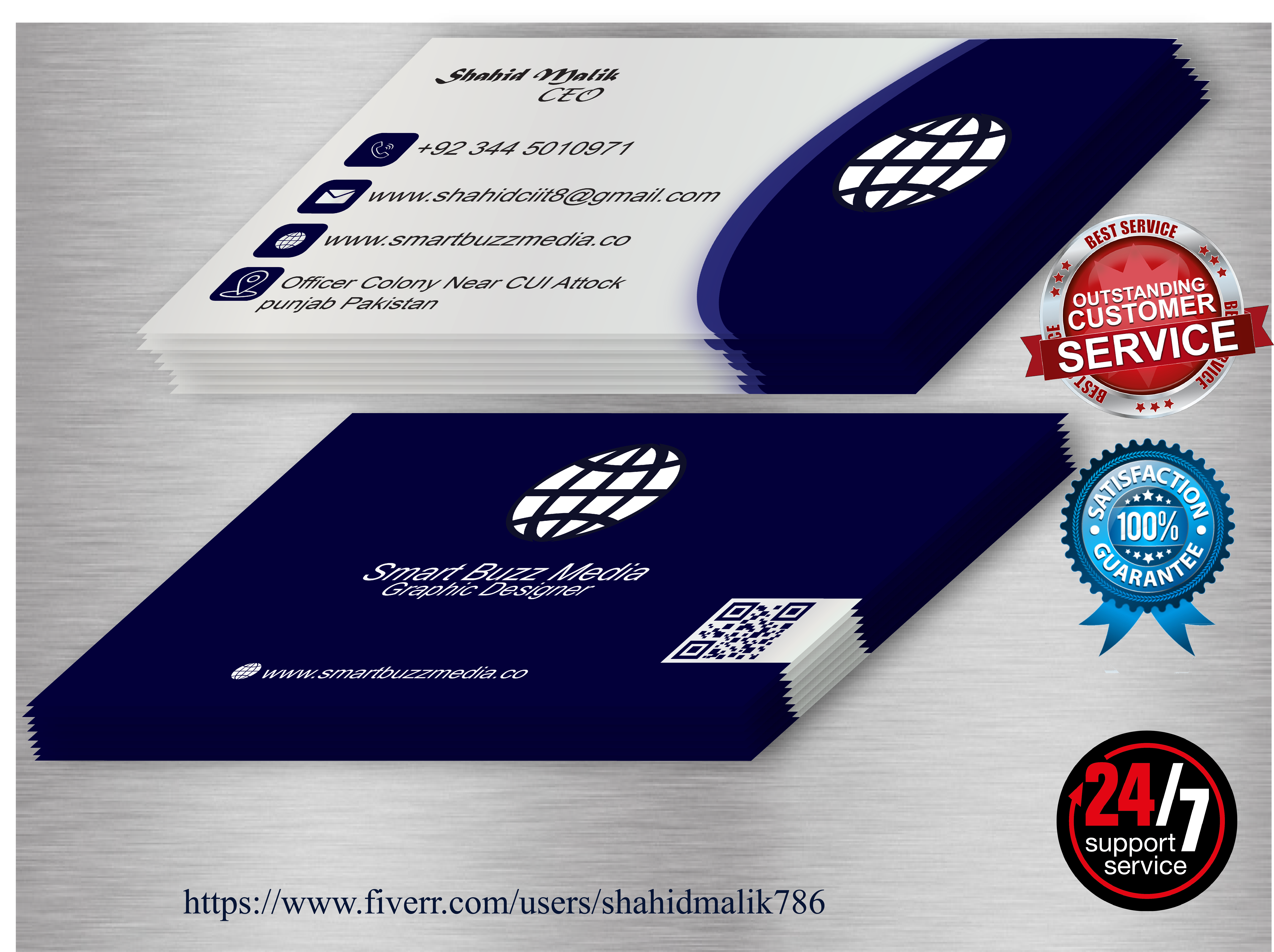 I will design your business card 