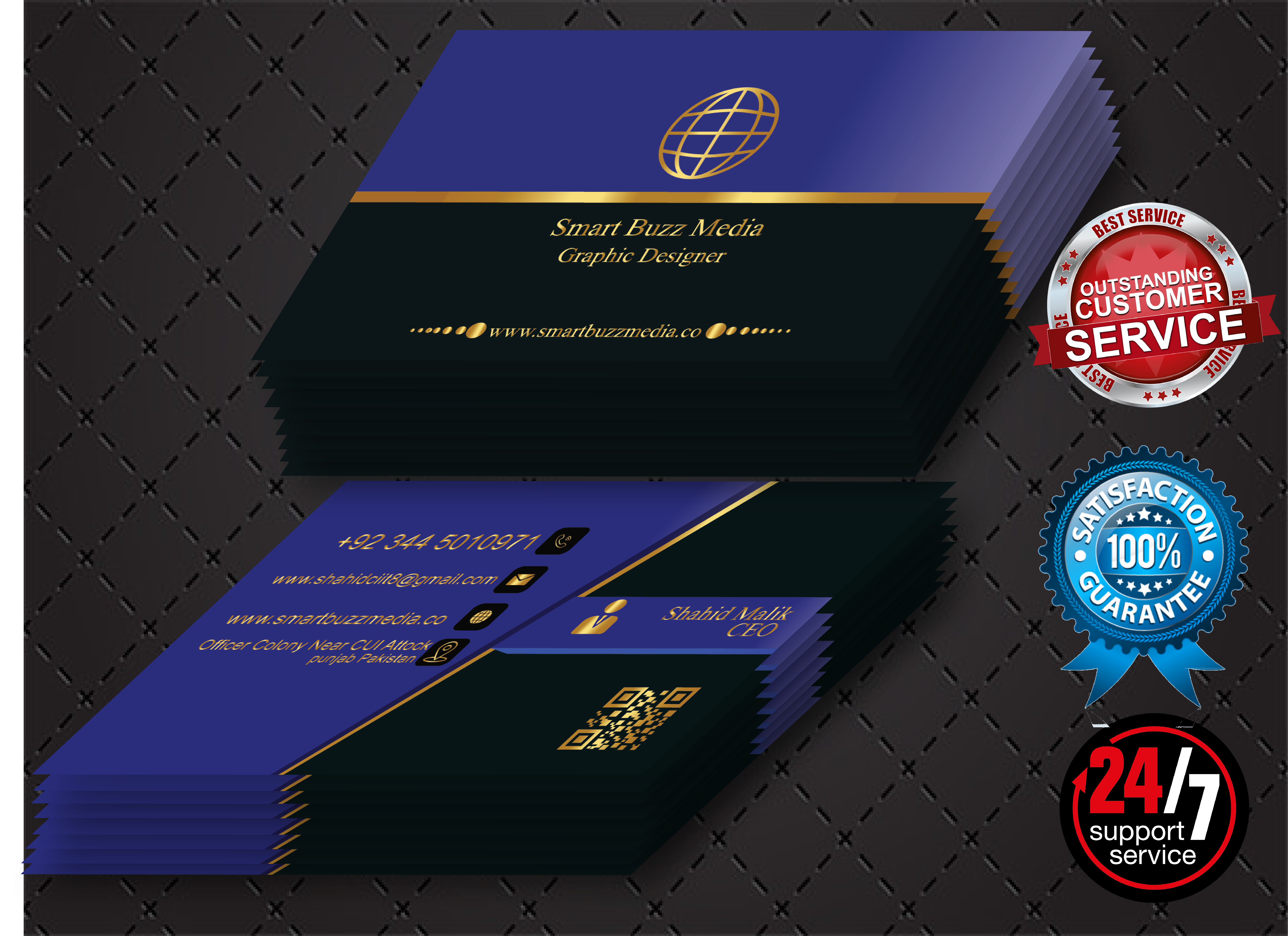 I will do professional business design in 12 hours