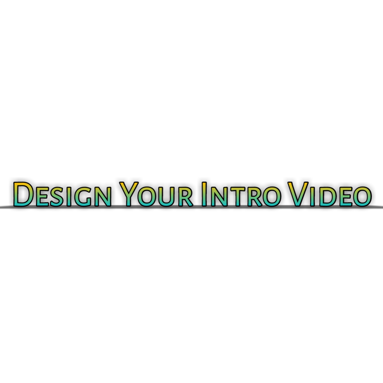 Make your animation intro video