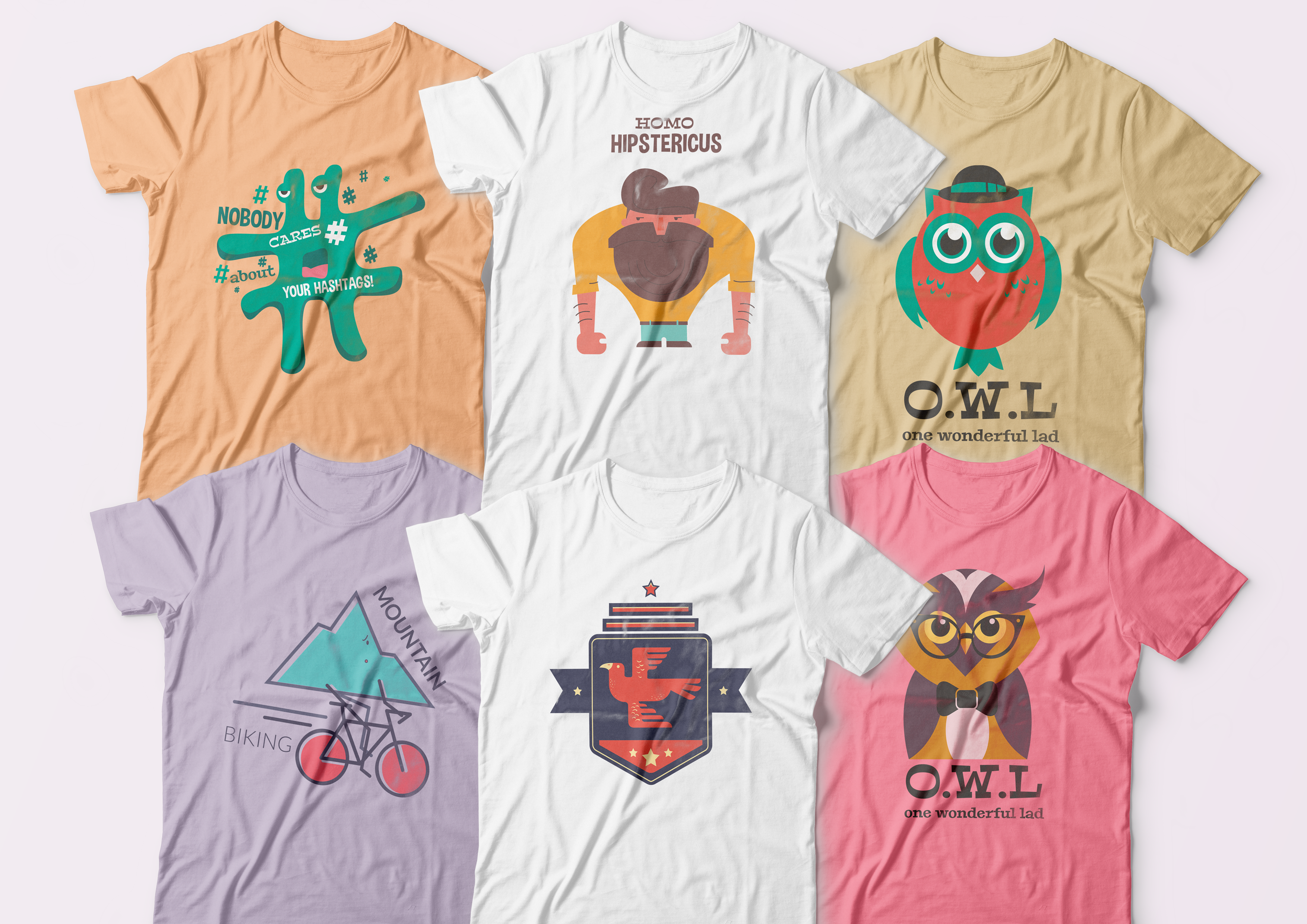 I will send 5000 tshirt design, bonus font and mockup