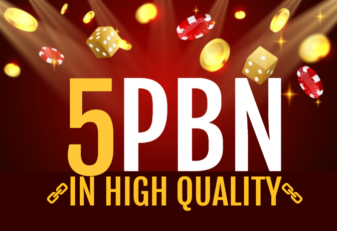 5 Niche High Quality CASINO , POKER , SLOTS Relvent PBN Backlinks