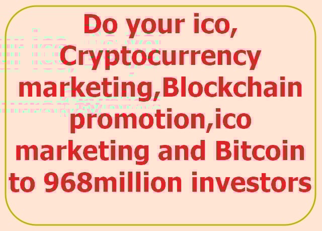 market, promote your ico, crypto, airdrop, token ...