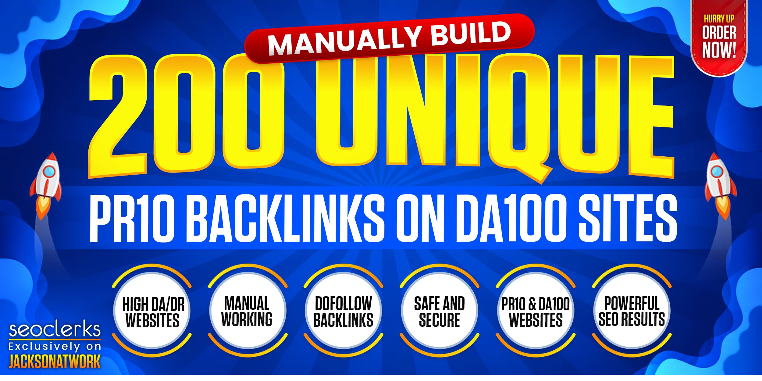 Manually Build 200 Unique PR10 Backlinks on DA100 Sites for Powerful SEO Results!