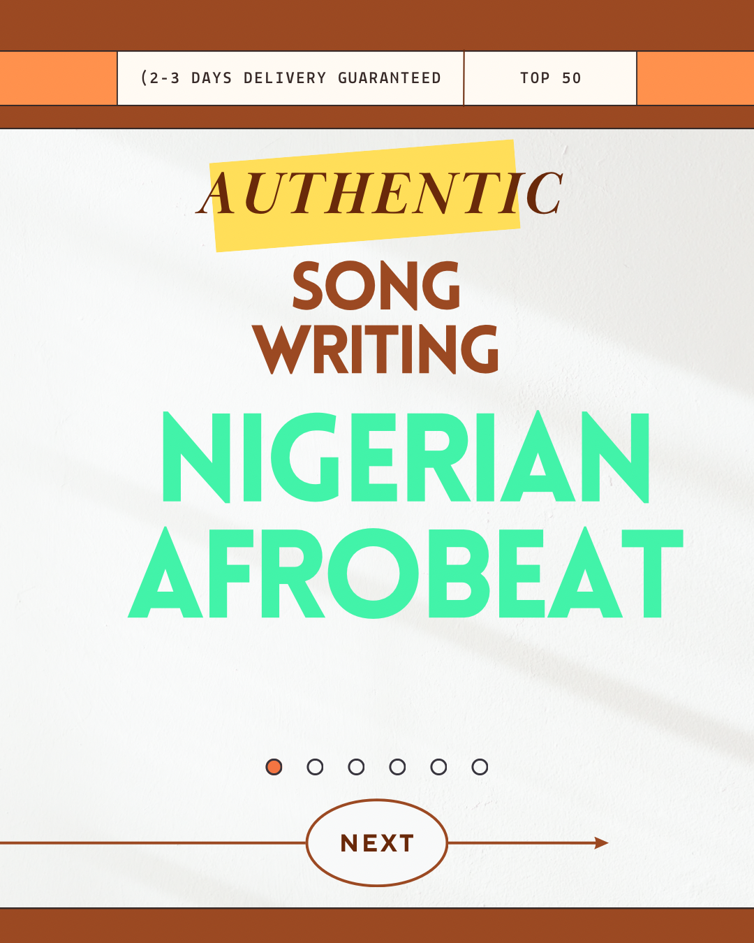 Song Writing (AfroBeats Music)