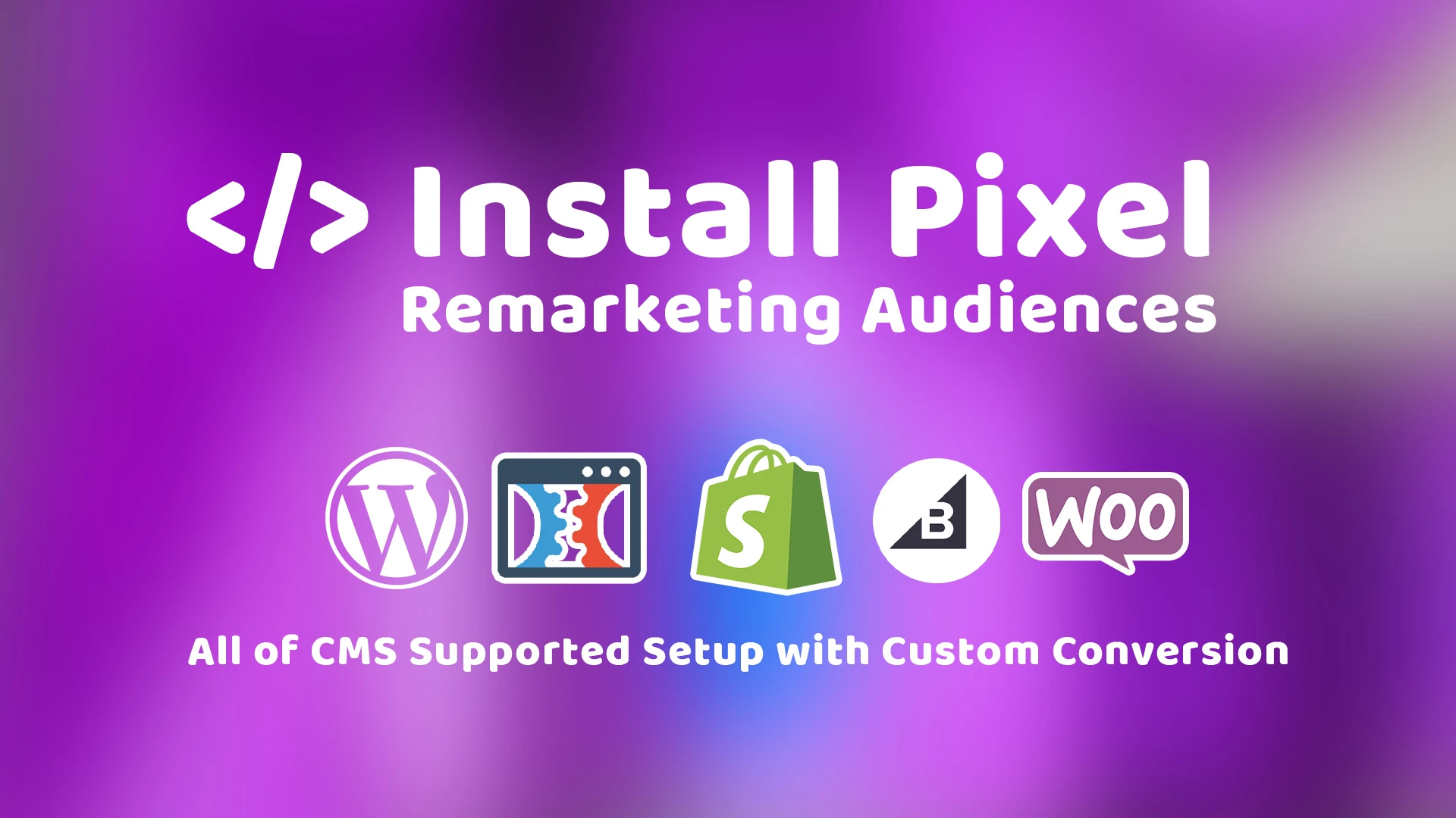 I will install facebook pixel and setup remarketing a...