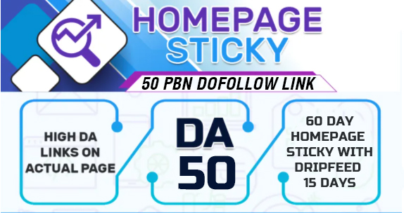 PowerFull Special 50 PBN DA50 HomePage 60 Days DoFollow With Dripfeed 15 Days 