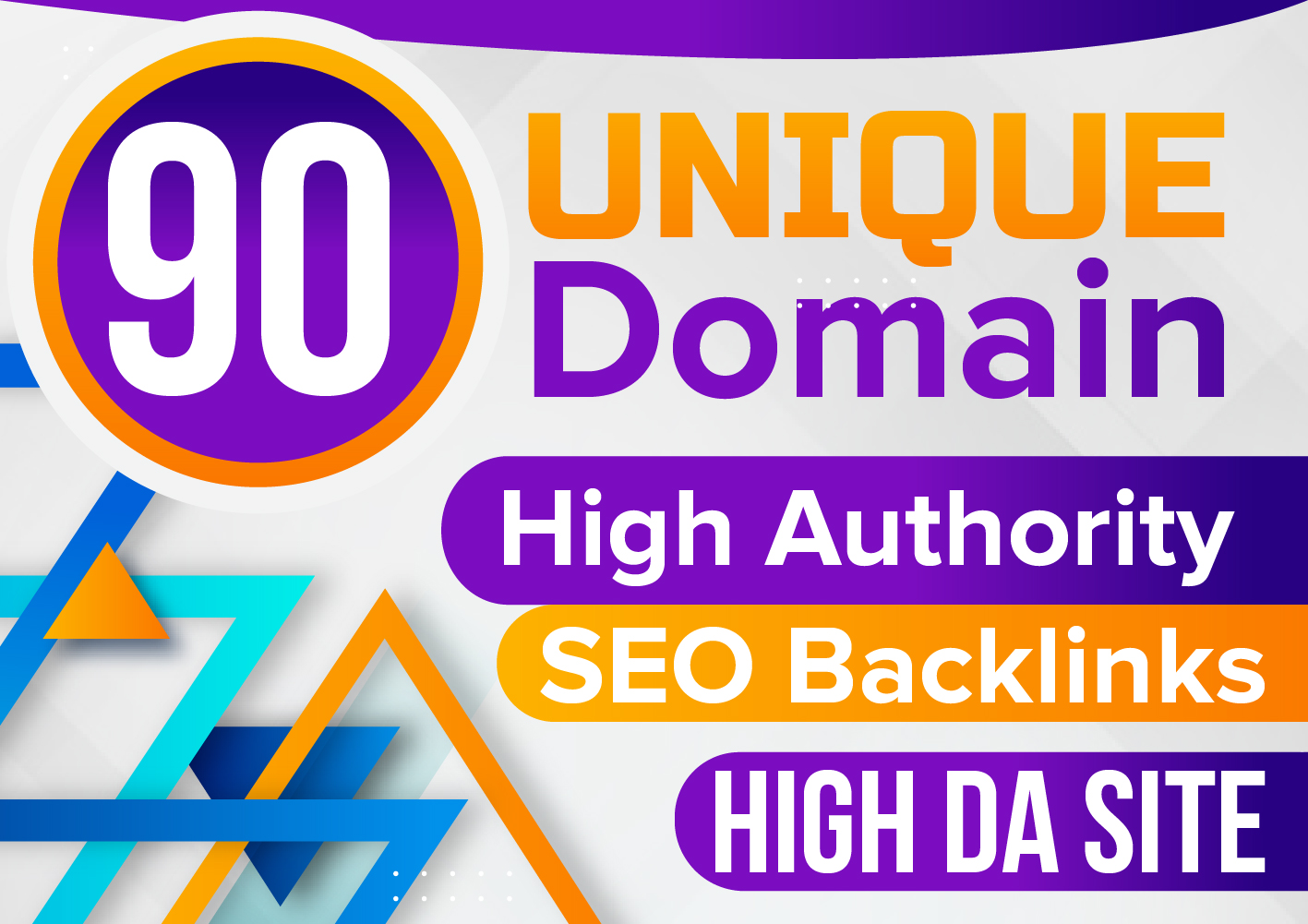 Rank 90 Unique Domain High Authority SEO Backlinks High DA Site 