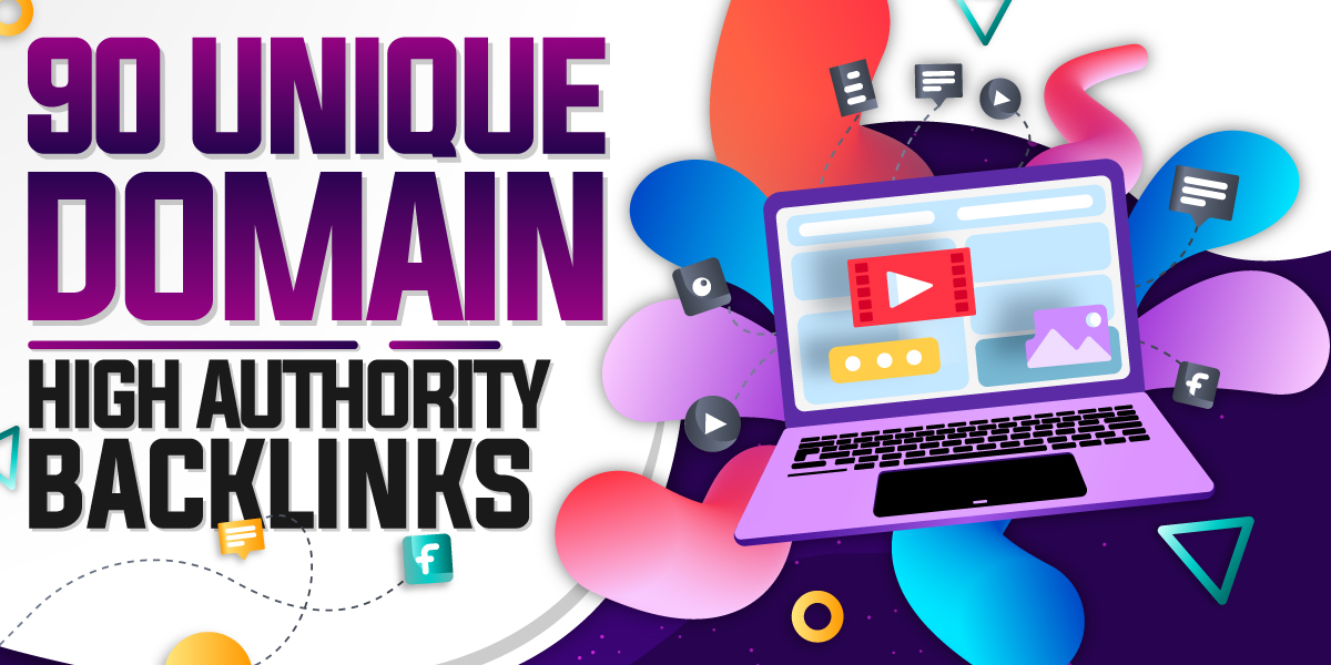 Rank 90 Unique Domain High Authority SEO Backlinks High DA Site 