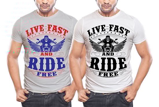I will do custom t shirt design for you