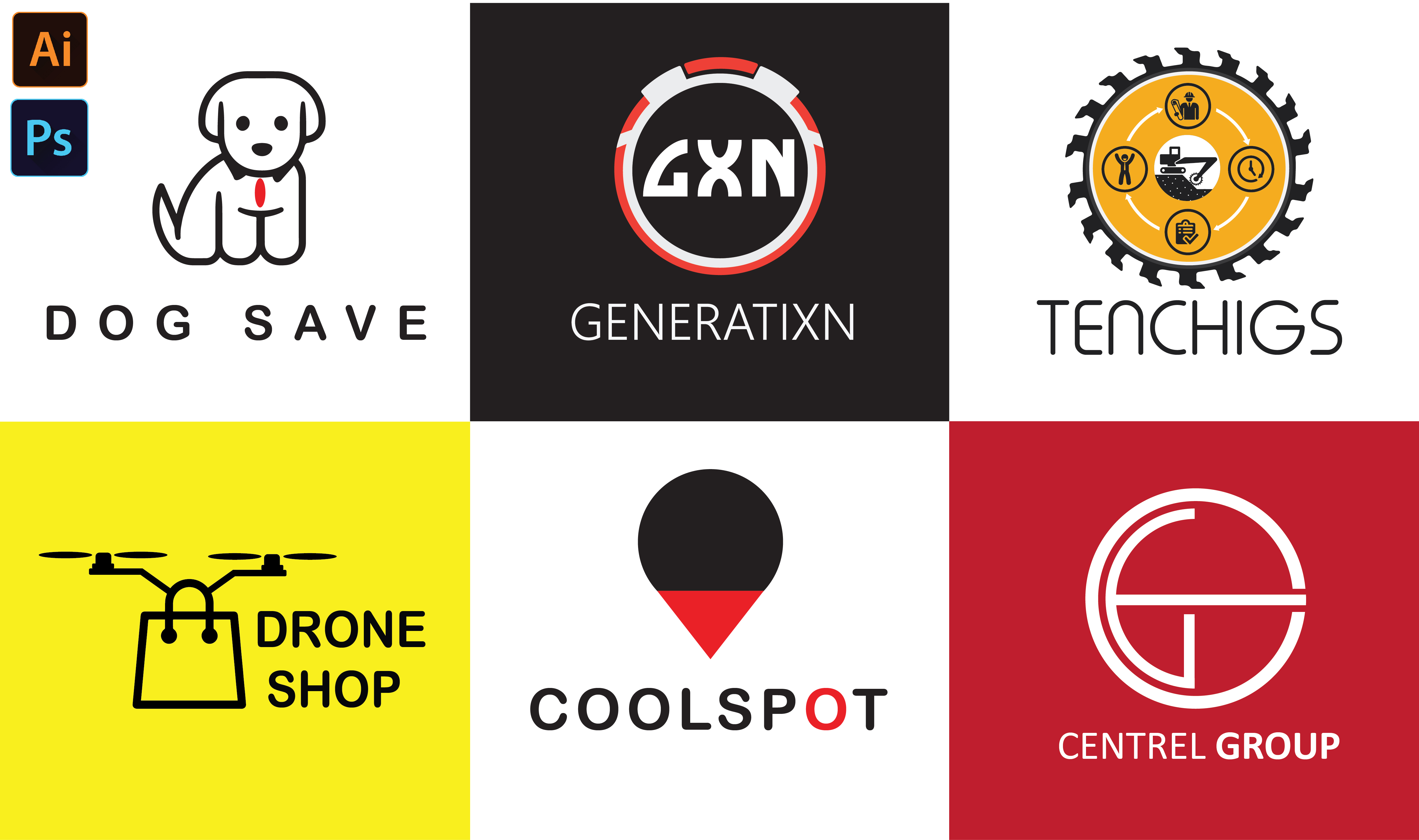 I will design unique flat and minimalist logo in 24 hour