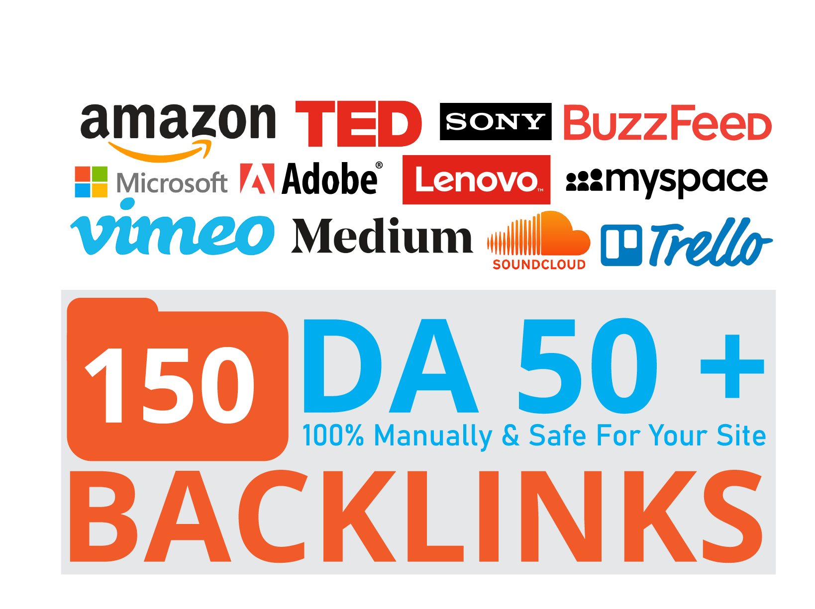 150 Big Brand Companies Backlinks Give Your Site HUGE Boost With DA 100 To 50