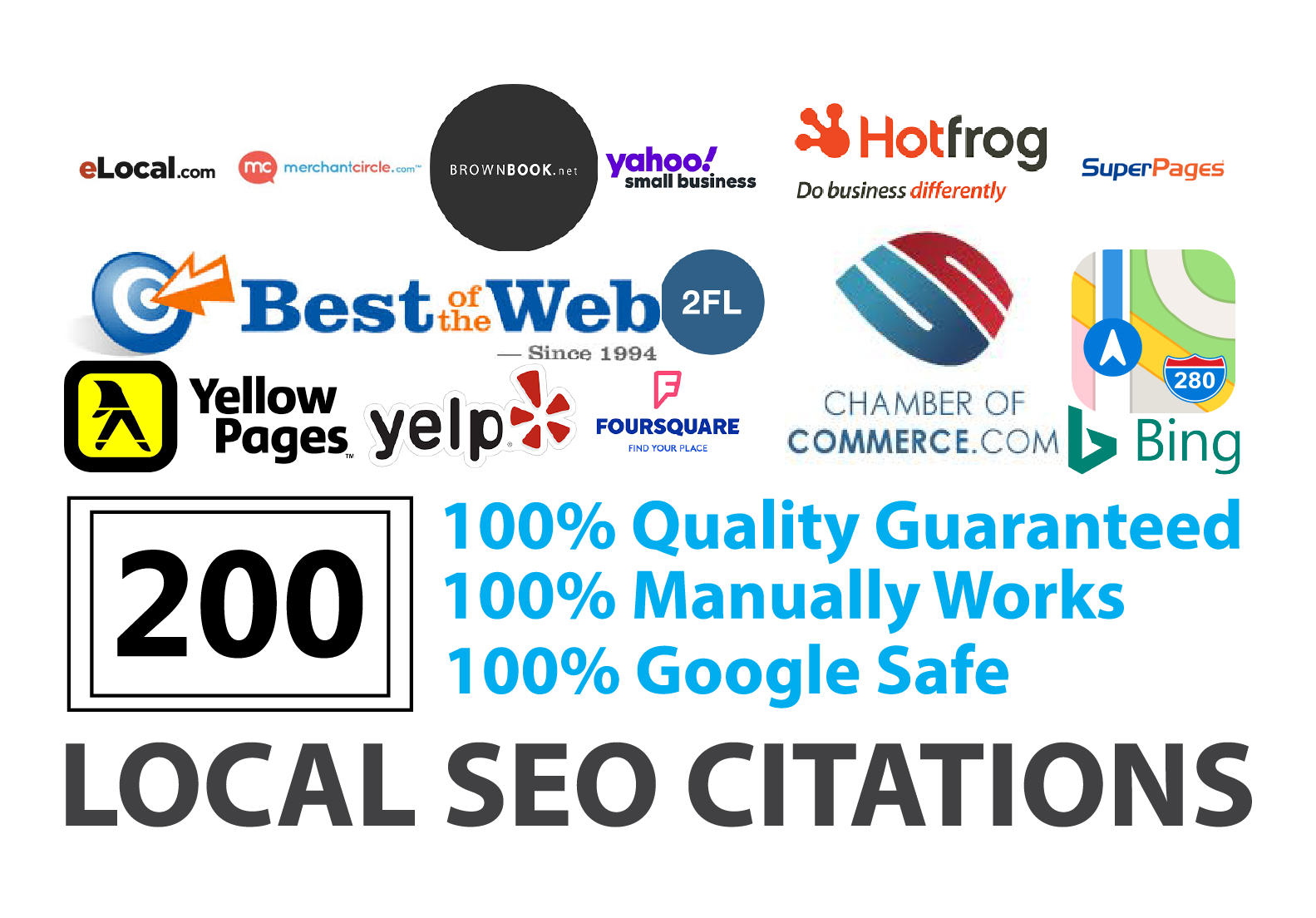 Top 200 Local Citations For UK, AU, CA, USA To Boost google Ranking 1st page