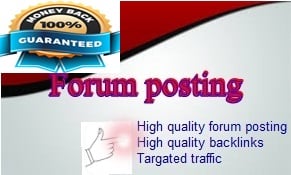 Promote your website with HQ forum posting