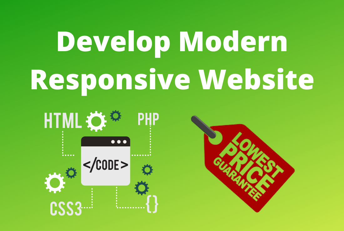I will develop any kind of custom website in HTML, CSS, PHP, JavaScript coding