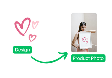 Create mockup images for your products