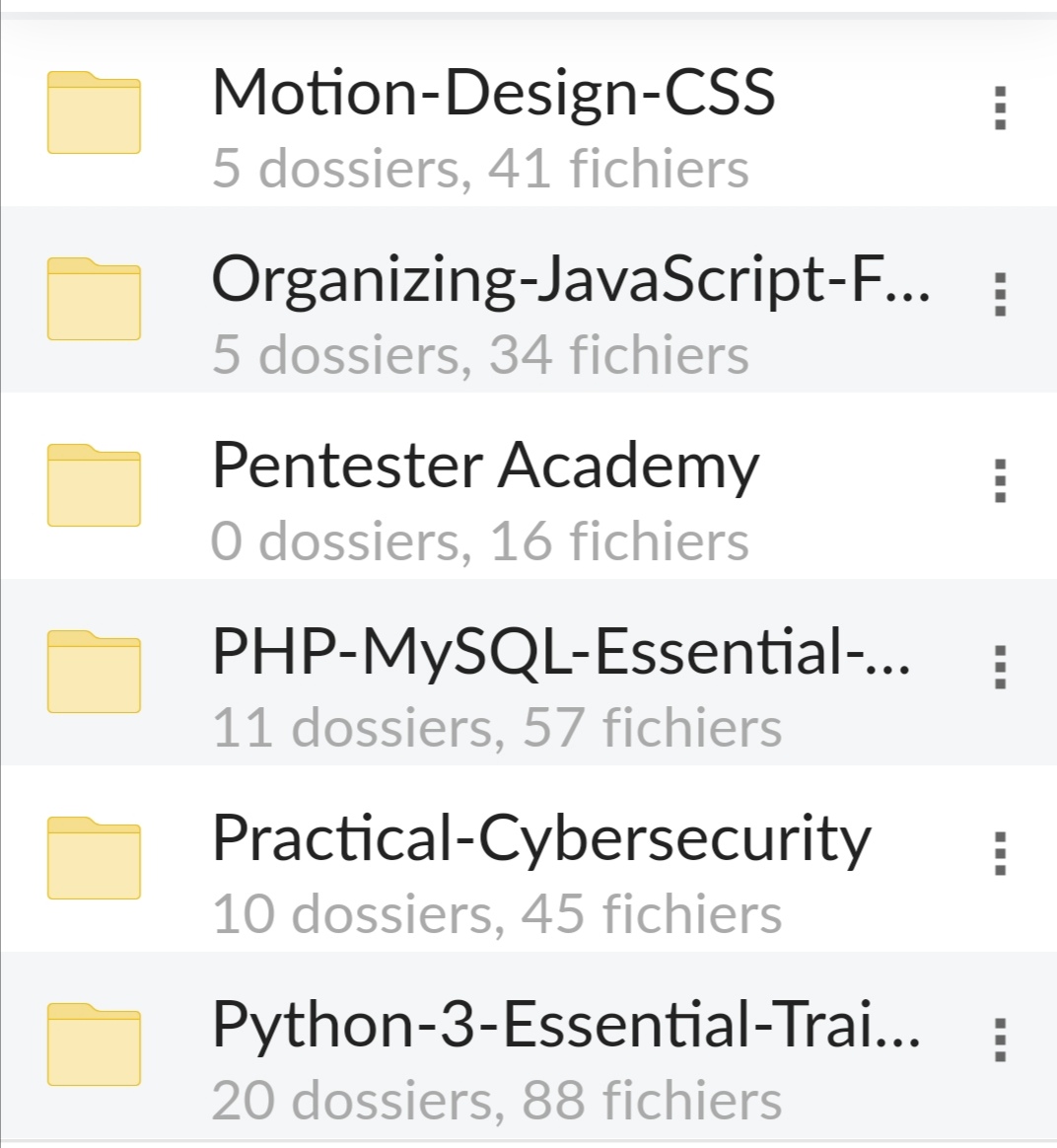 Best learning courses of the year (seo, css, python, android, ios) 
