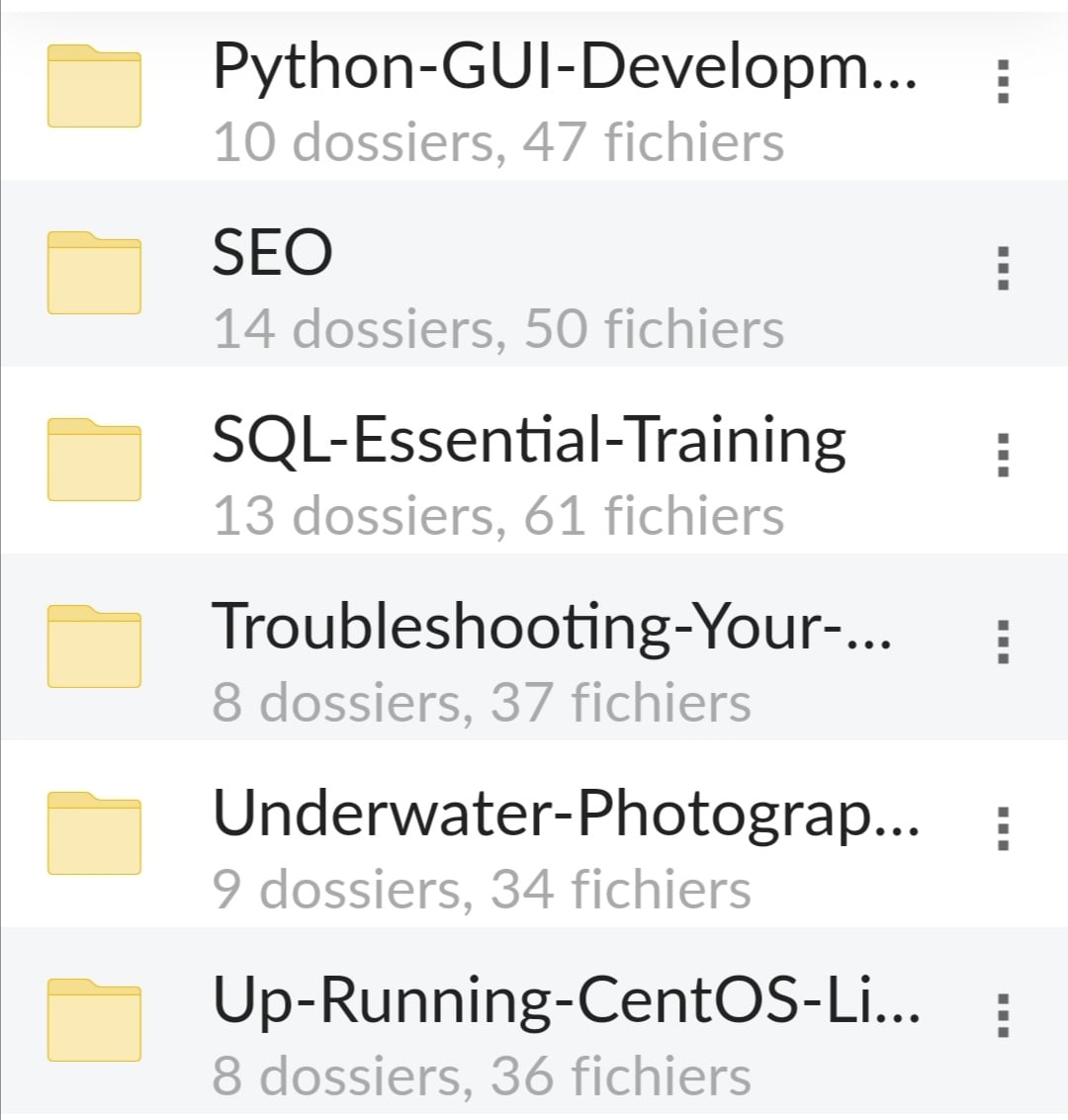 Best learning courses of the year (seo, css, python, android, ios) 