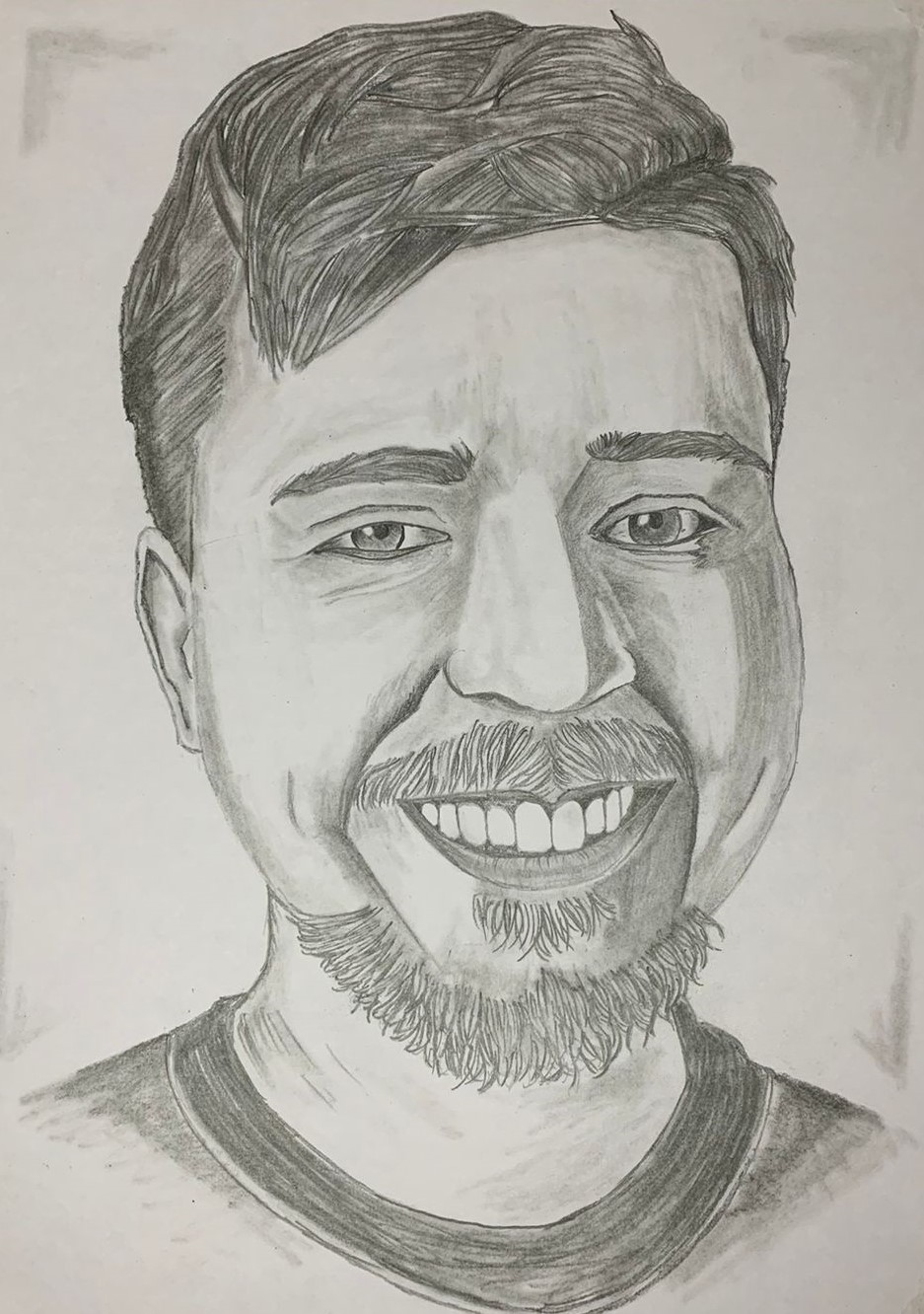 I will draw realistic pencil portrait from a photo in 24 hour