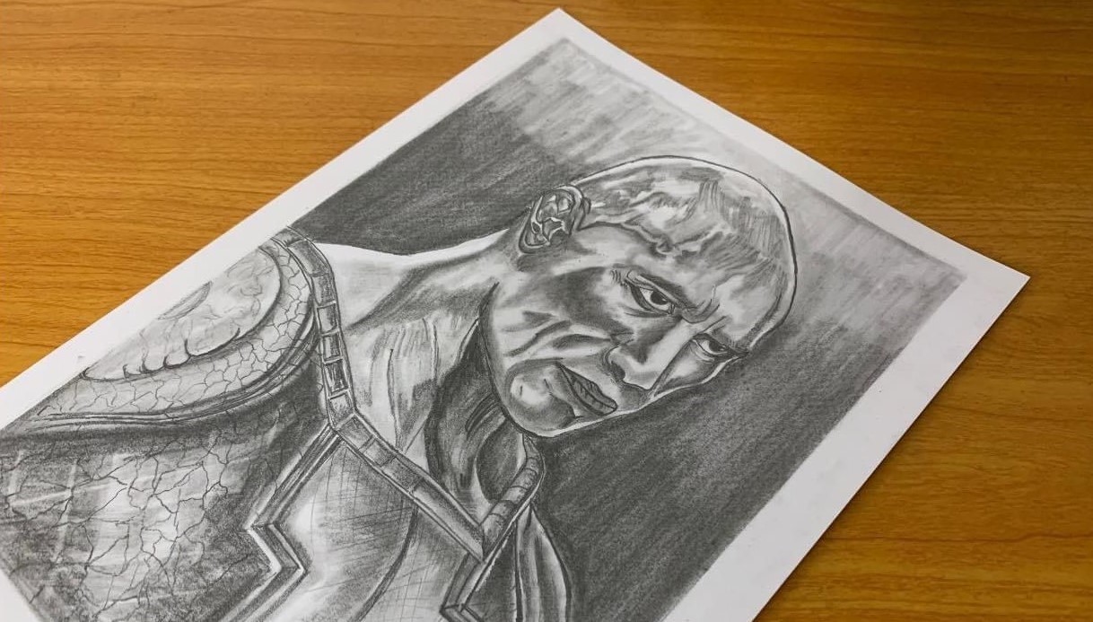 I will draw realistic pencil portrait from a photo in 24 hour