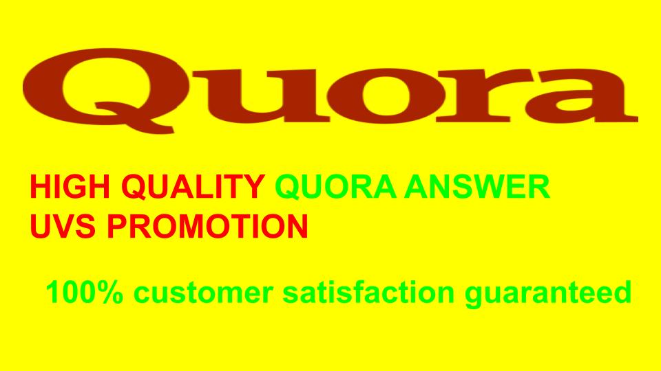 50 HQ worldwide quora upvote non drop for 5