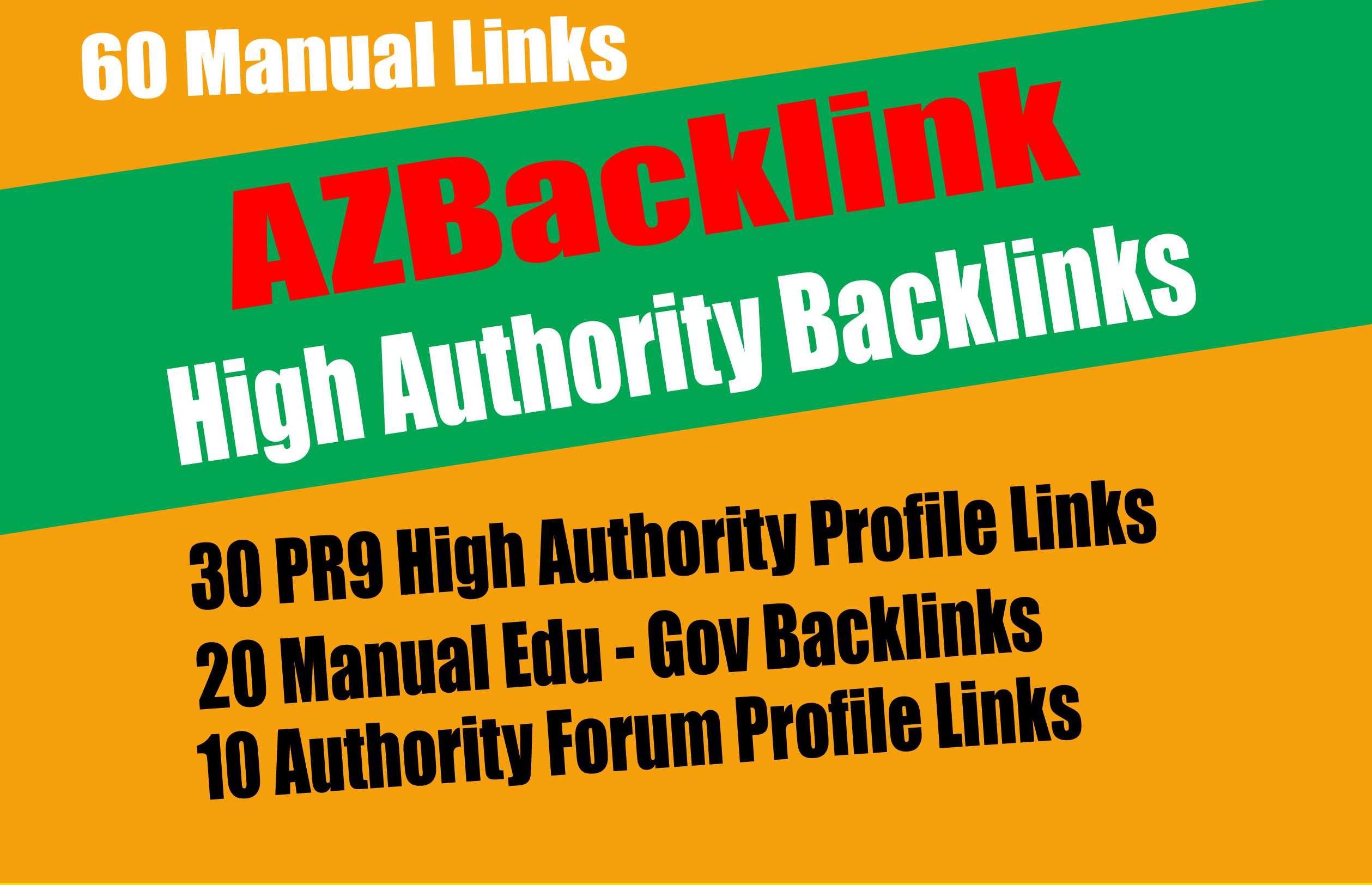 60 Authority Backlinks From 30 HQ Profile + 20 Edu-Gov Profile + 10 Forum Profile Links