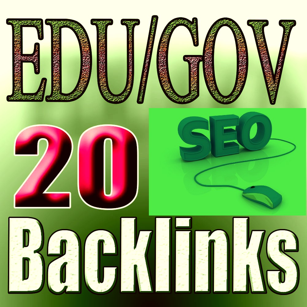 20 EDU GOV Backlinks From Authority Domain