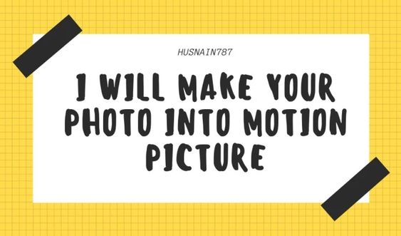 I will animate your still pictures into an alive video