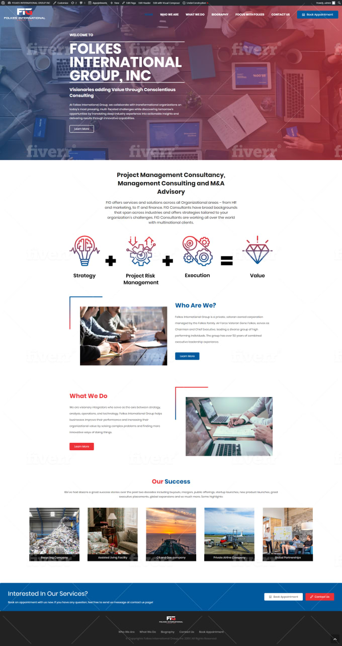 I will develop any kind of responsive wordpress website.