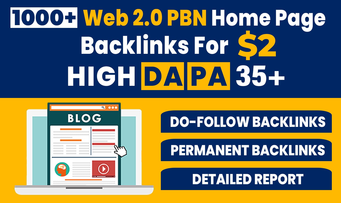 Create 1000+ High Quality Web 2.0 Contextual Permanent Backlinks