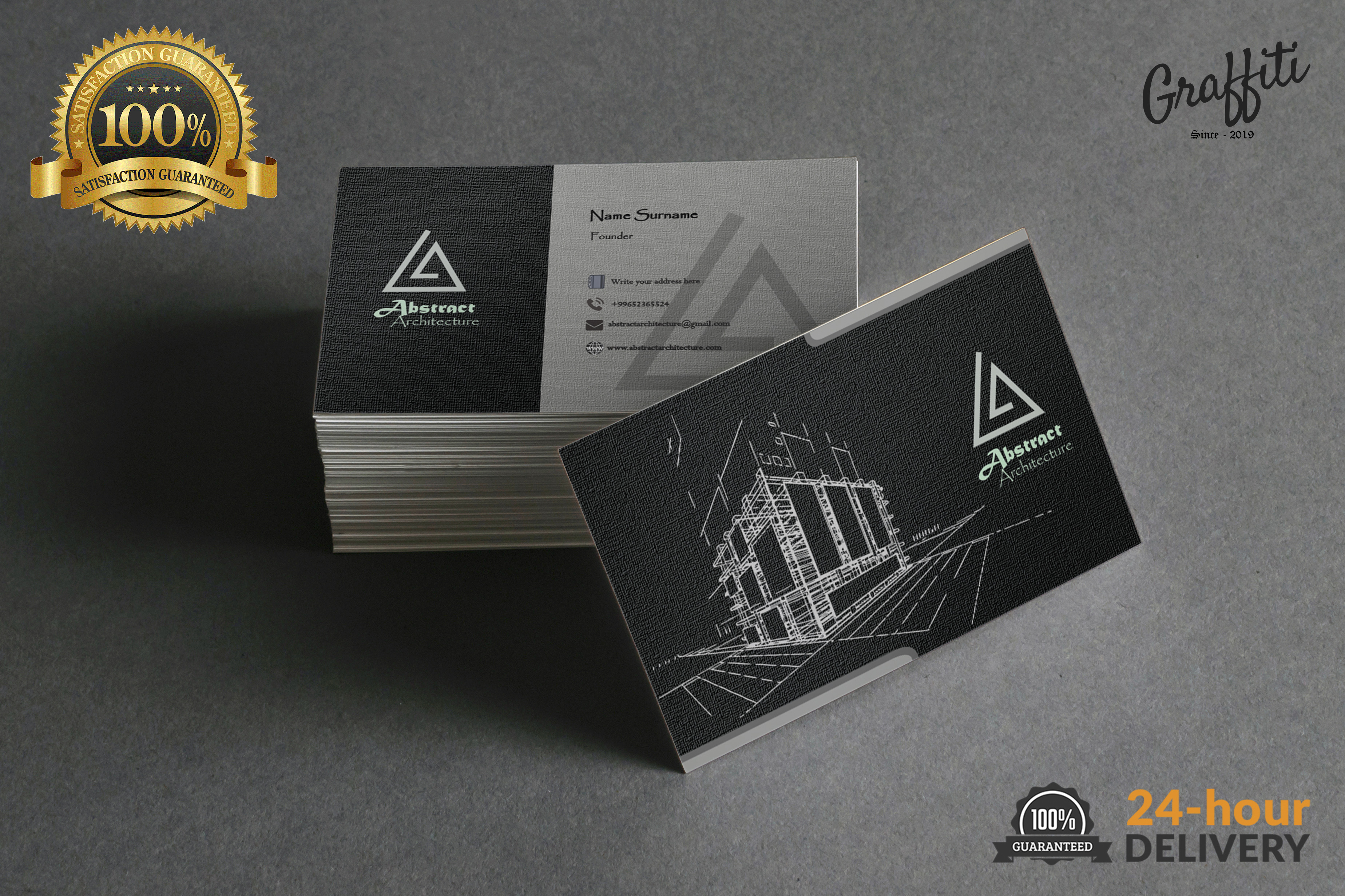 I will design a premium business card in 24 Hoours