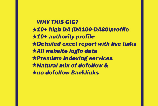 I will provide 200 high da backlinks service for your SEO service