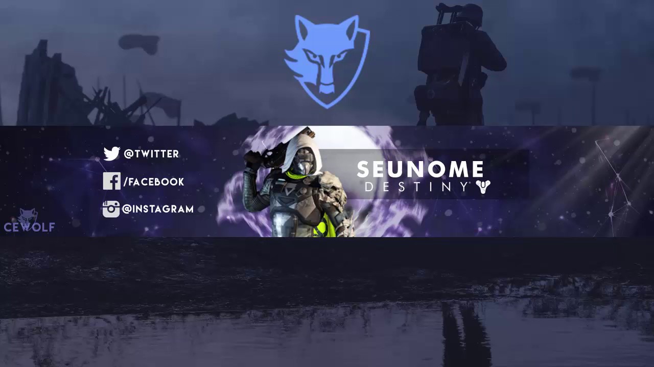 Youtube banner design at a decent price within 24h!!!