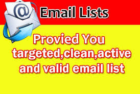 will provide you niche targeted email list