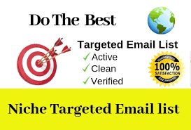 will provide you niche targeted email list