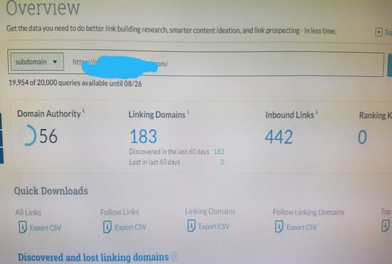 Increase Your Domain Authority DA 0 to 50+