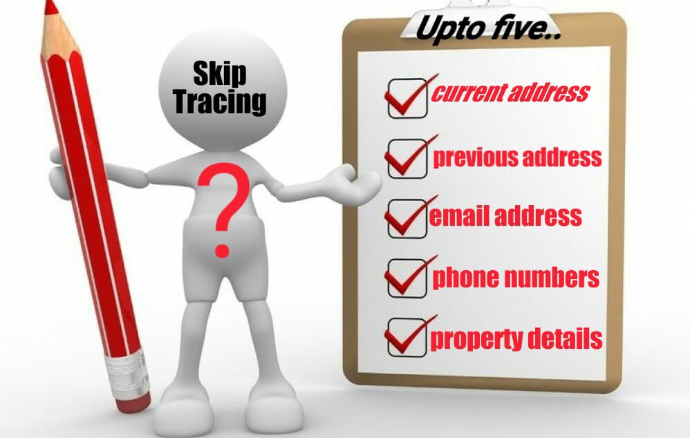  i will do any kind of skip tracing , leads generation and data entry