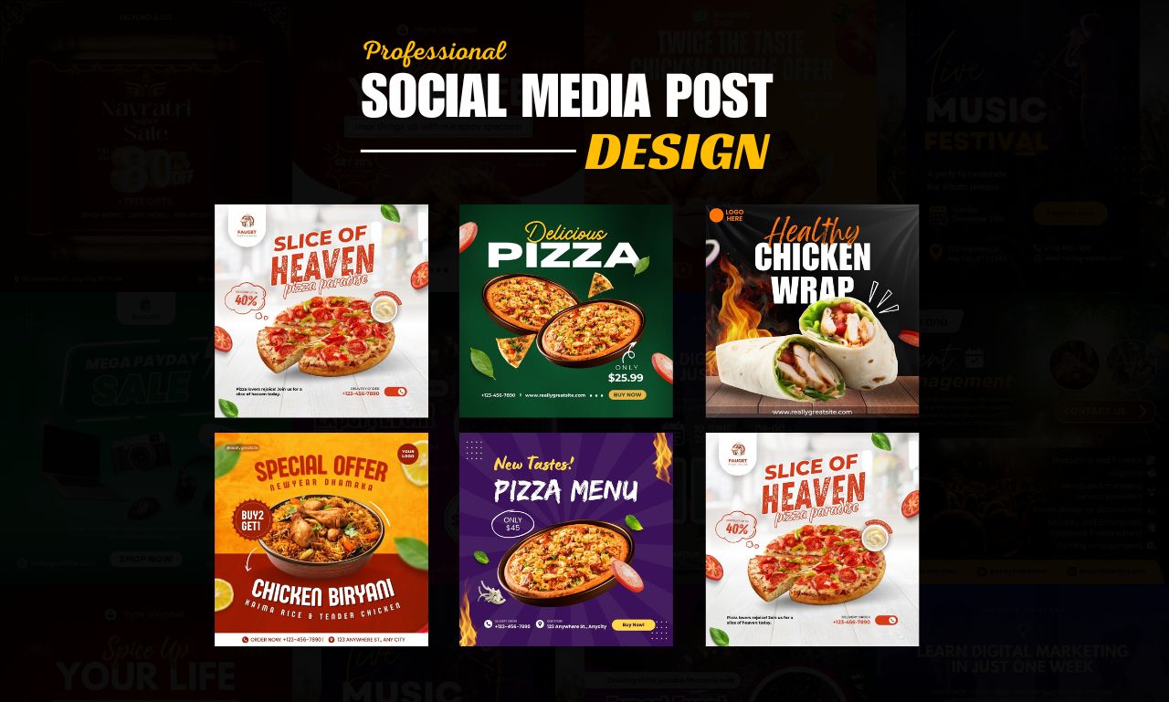 I wll create attractive social media posts and advertising