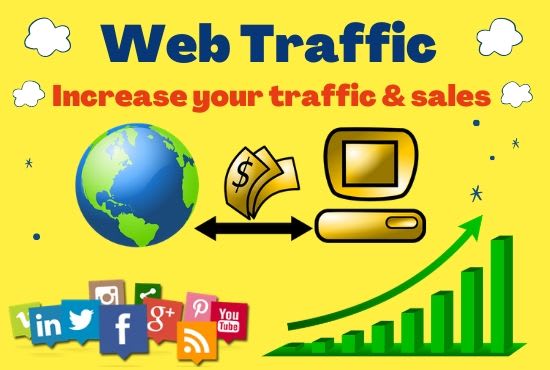 Organic Keywords 365 Days Traffic From Google,Youtube Web VIsitors To your website