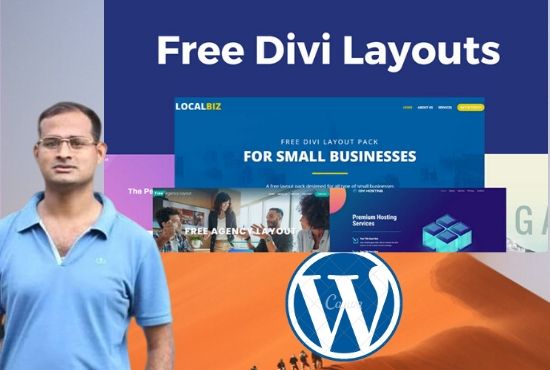 I will design responsive Divi theme word press website 