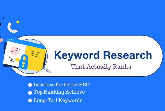 I will do professional keyword research that actually ranks for $3