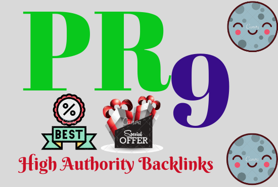 I will do 100 PR7 to PR9 SEO links for Google Ranking