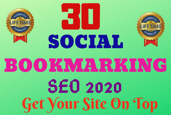 Guaranteed Top 30 Social Bookmarking Site SEO Backling